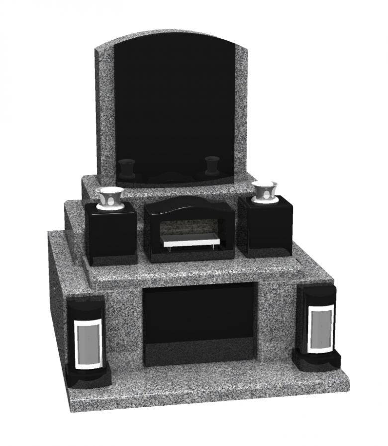 黒御影石 蓮宝石 なごみⅡ