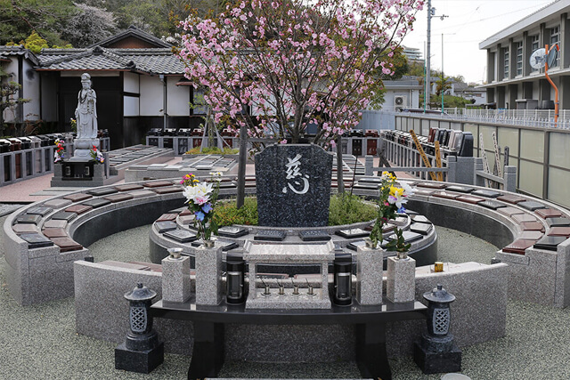 本門壽院克軍寺の樹木葬イメージ